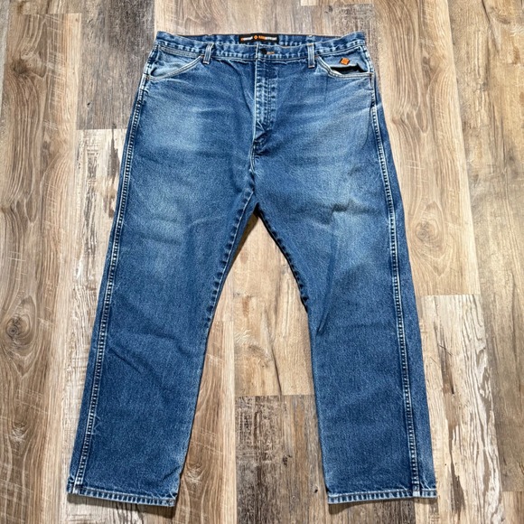 Wrangler Other - Wrangler Jeans Mens‎ 40x30 Blue FR13MWZ Flame Resistant 13 Original Work Denim